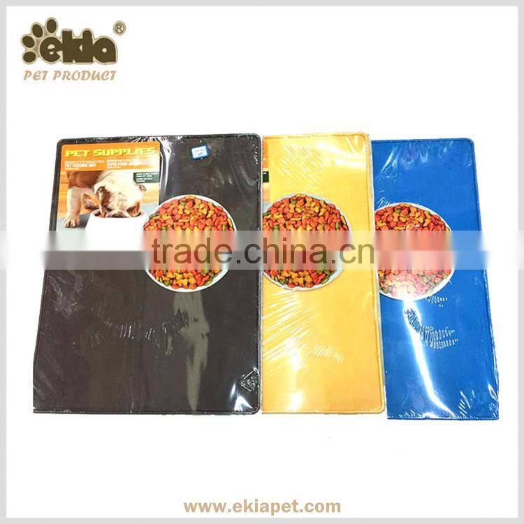Custom Color Silicone Pet Food Feeding Mat For Dog Cat