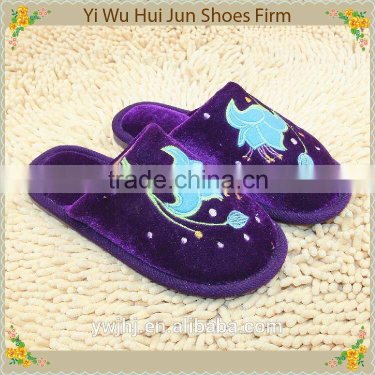 Fachion Cotton Winter Warm Indoor Slippers Disposable Travel Slippers