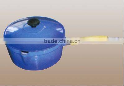 cast iron enamel stock pots