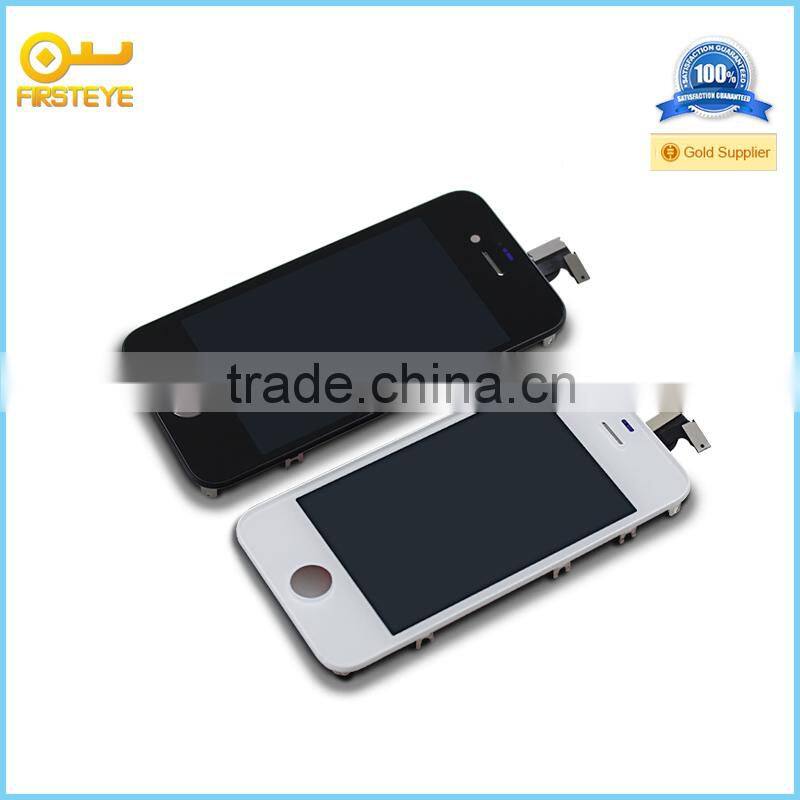 Hot selling and original spare parts mobile phone lcd display touch screen digitizer for iphone 4