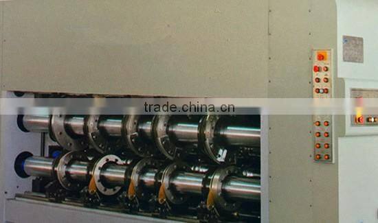 High speed automatic carton box flexo printer slotter die cutter machine