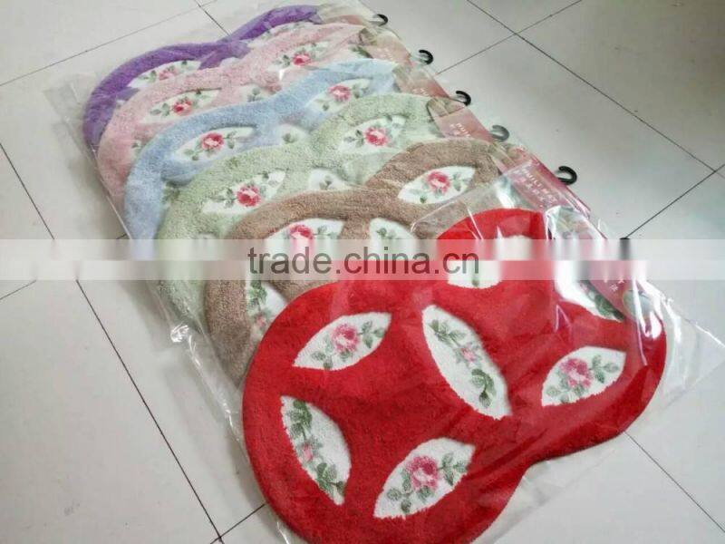microfiber polyester acylic 100% environmental protection long pile home use TPR backing doormats