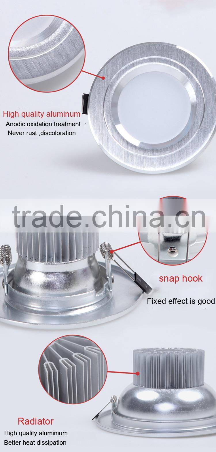 Best price LED downlight ,LED down light CE ROHS led ceiling downlight 3 YEARS WARRANTY