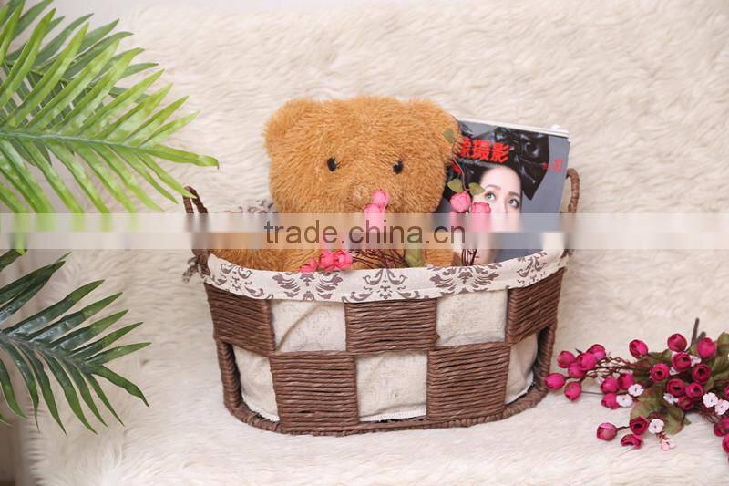 7 hand woven - pastoral style - straw - Storage Basket - Storage Basket - water basket - sundry basket - woven baskets