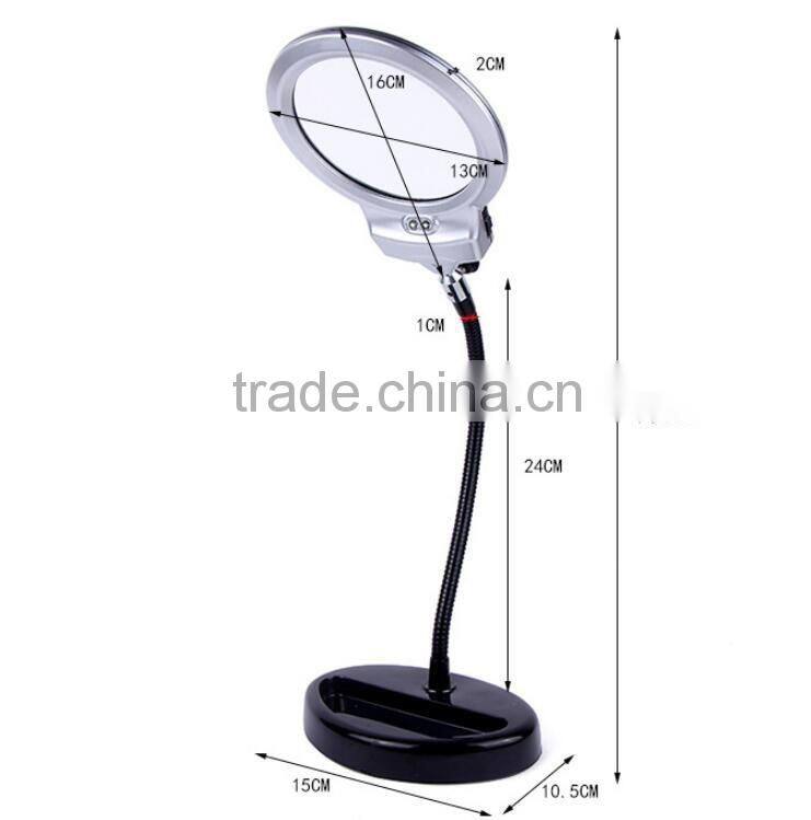 Metal desktop magnifying glasses