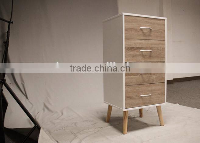 Wooden modern tall cabinet