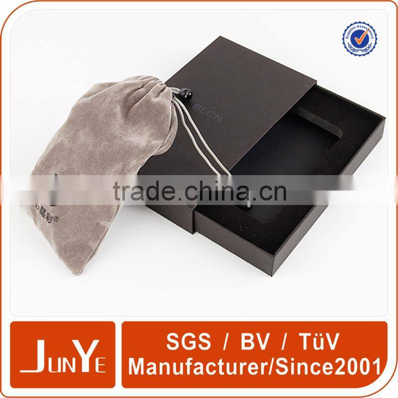 Customized Jewelry Packaging Drawstring cloth Pouch Fabric Gift Bag Wholesale