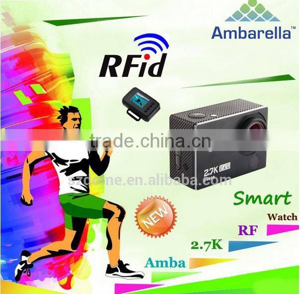 camera watch action dv wifi remote 60fps with Ambrella A7 chip