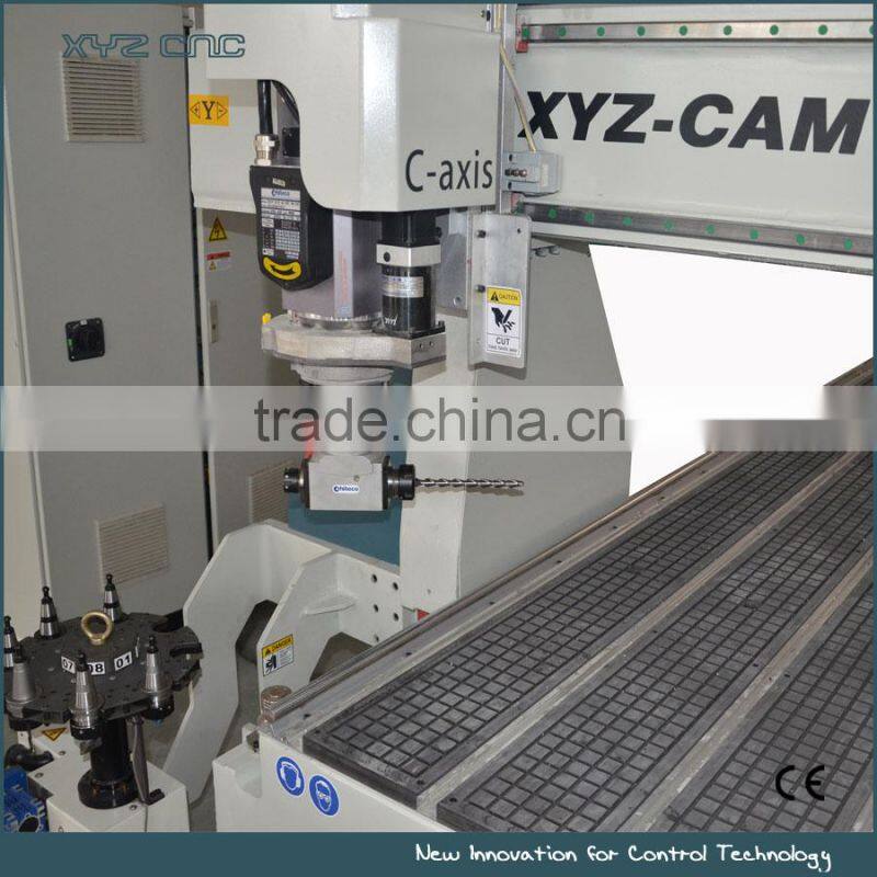 4 axis 3d cutter milling cnc router for foam mdf wood plastic aluminium