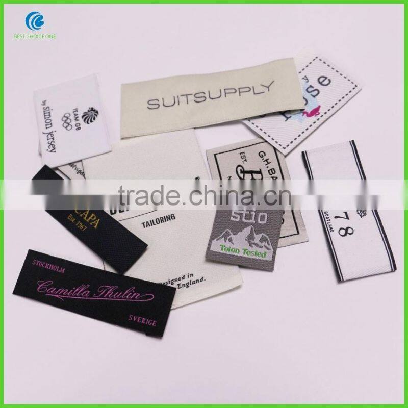 2016 Factory Direct Woven Labels Clothing Printed Label For Clothing Labels