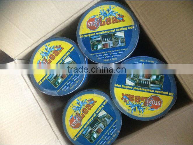 foil self adhesive flashing asphalt waterproof roof tape/band