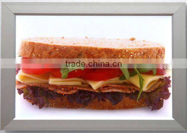 Restaurant Acluminum LED Backlit Picture Frame