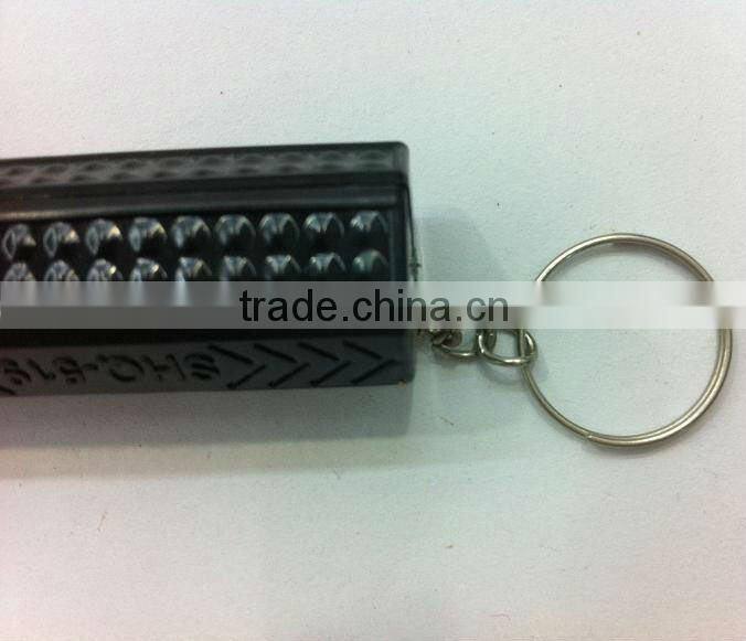 mini plastic keychains led torch