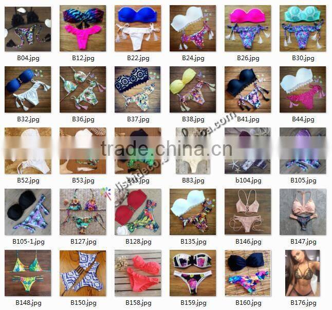 Pushed Up Violet Printing latest design bikini