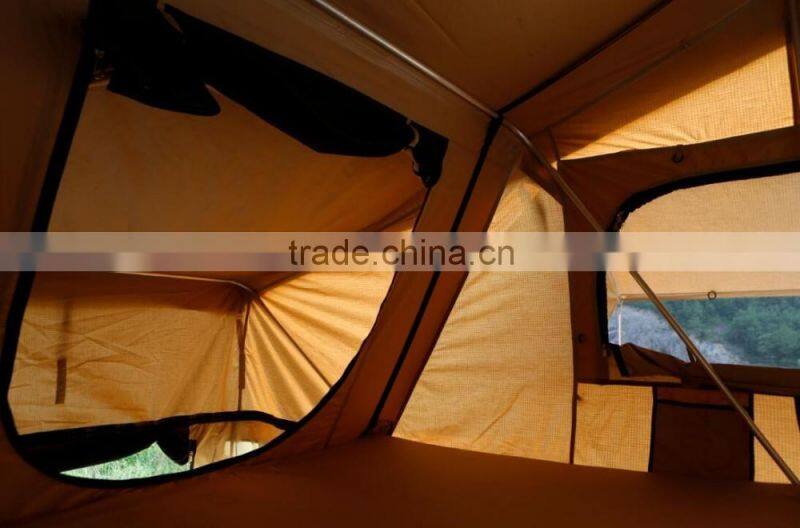 2016 hottest suv car roof top tent optional with Car side awning or mosquito net