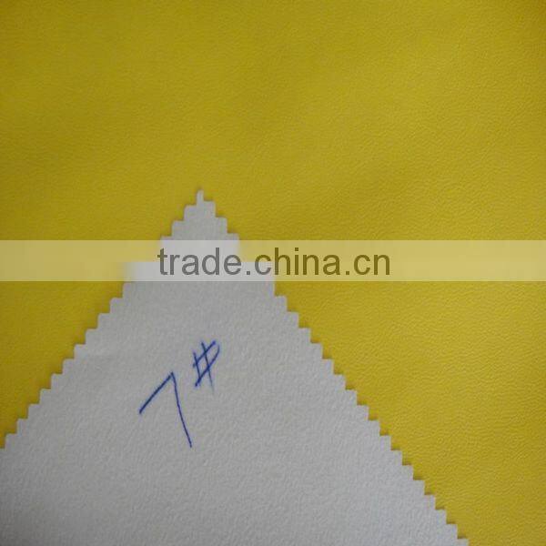 PU leather cloth fabric same with sheep leather emboss
