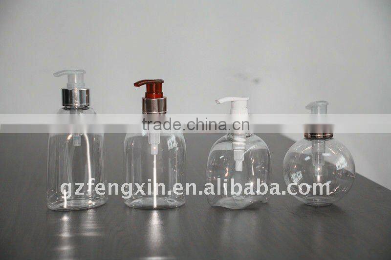 6oz PET plastic lotion bottle with pump sprayer