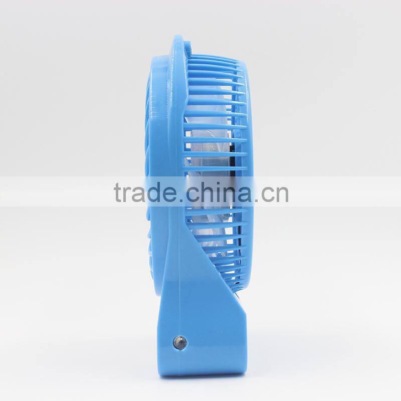 2016 Promotional Mini USB Portable Charging Fan With Led Torch