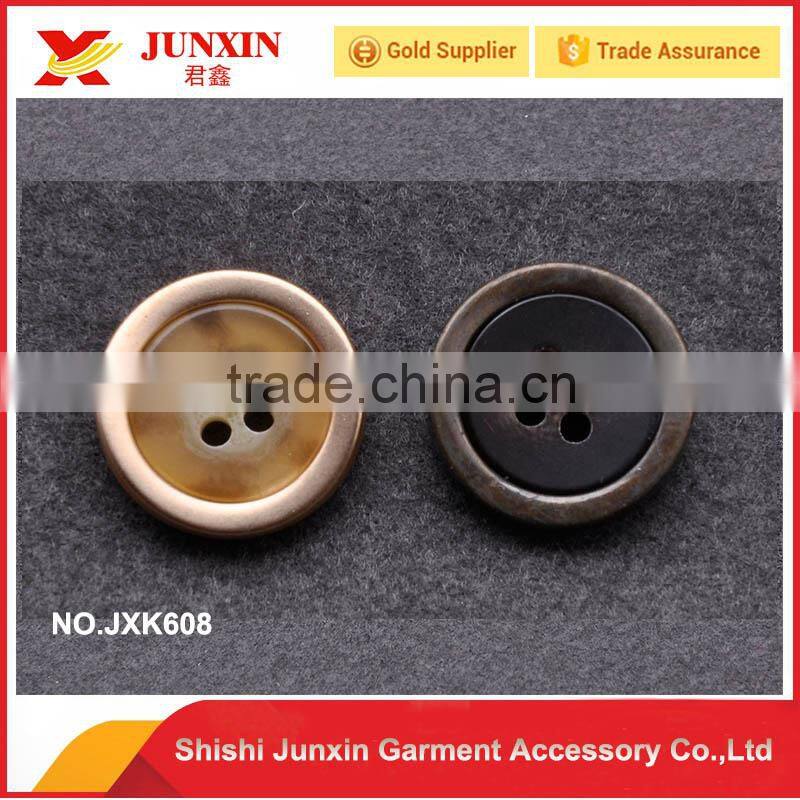 customzie Wooden color shirt buttons 2016