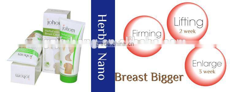 Chinese herbal ingredient Nano breast enlarge cream firming tighting and breast cream