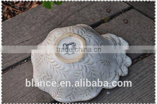 ceramic marine design candy bowl 3d crab shape
