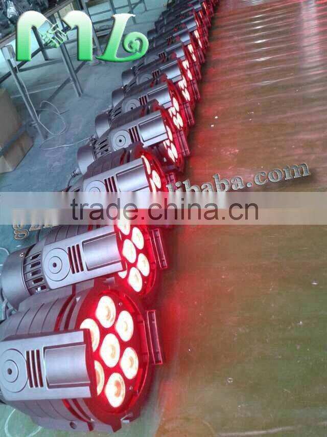 China stage light 7pcs 10w RGBW 4 in 1 led par 18pcs 10W RGBW 4 in 1 LED Par Can Stage Lighting
