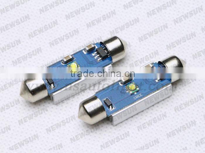 Newsun 12v 3w 42mm led Dome Festoon light for cars