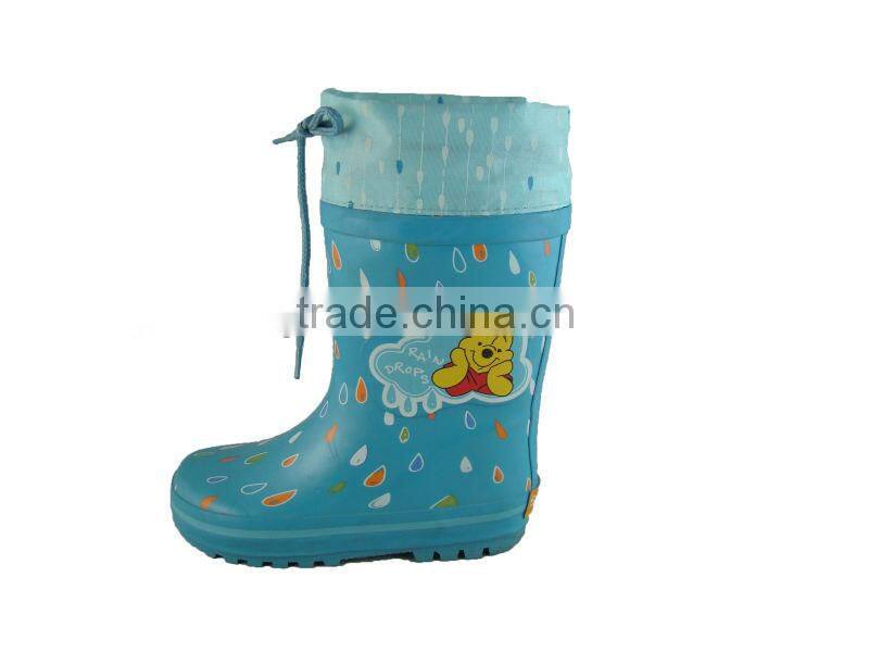 2013 Little bear oxford cloth neckline kids long boot