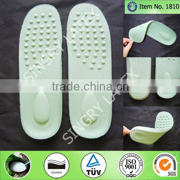 latex foam thermacell heated carbon fiber shoe insole print logo