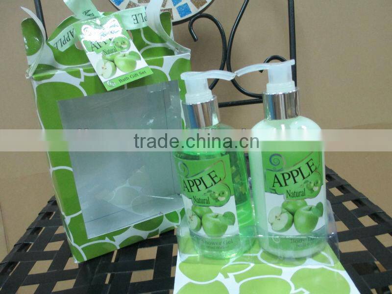 Apple series perfume shower cream and body cream wholesale