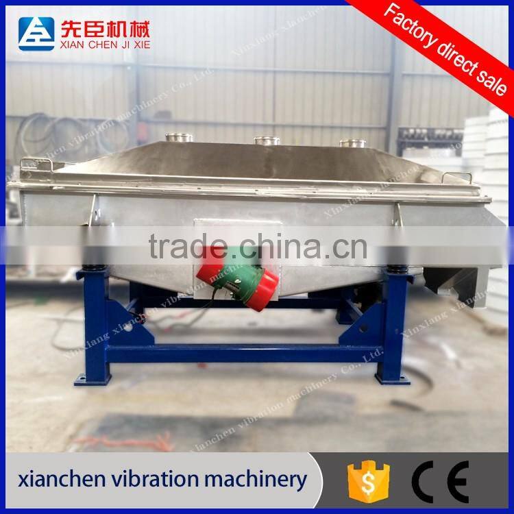 12 Months Warranty Hot Stainless Steel Salt sugar Linear type Vibration Screening Sieve