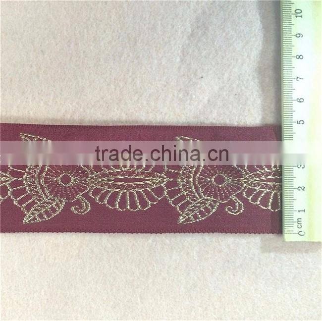 2016 Factory Wholesale Jacquard Ethnic Ribbon Trim