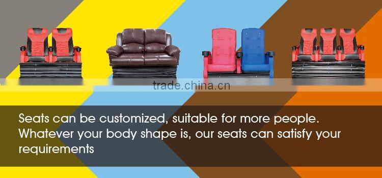 oversea hot sale 6/9 seats hydraulic motion platform auto cinema