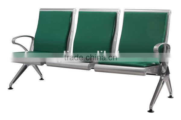 Tianzuo 3-seater vinyl hospital waiting seat