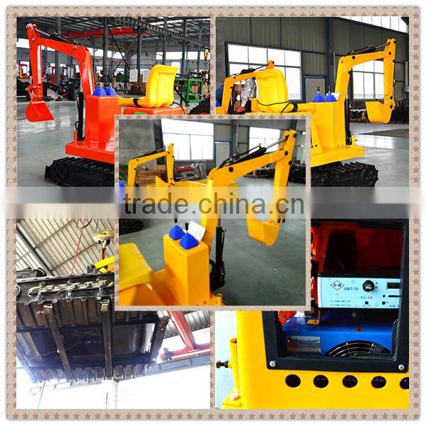 Kids ride on toy excavator games with songs