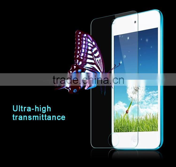 Anti Scratch full cover tempered glass screen protector for ipod touch 5
