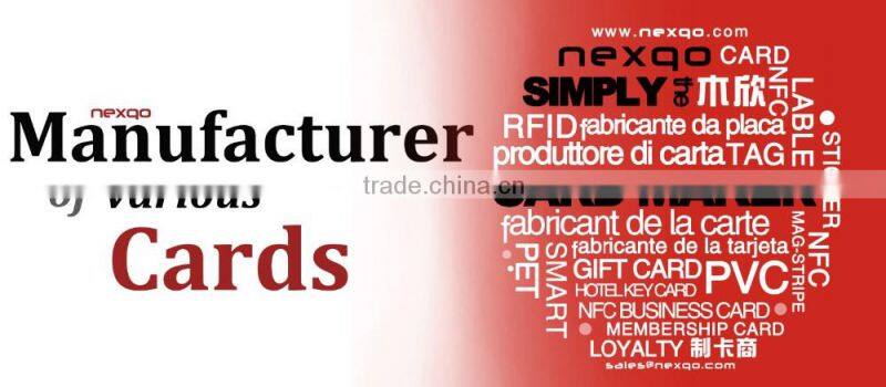 Smart RFID gift card plastic PVC card with MIFARE Classic 1K chip