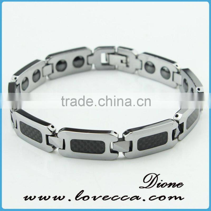 Fashion Bangle Type Tungsten Bracelet in Magnetic Jewelry Tungsten Bio Bracelet