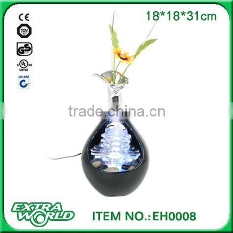 glass water feature decorative fountain for indoors