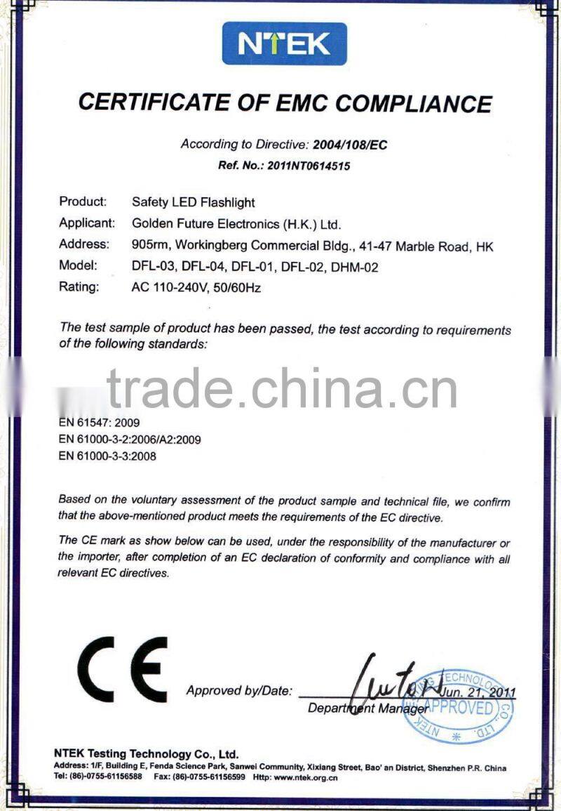 household light manufacturer ip66 plastic flashlight with key chain