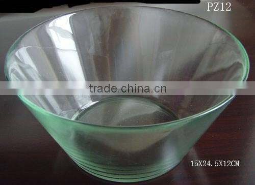 China suppliers glass soup bowl crystal