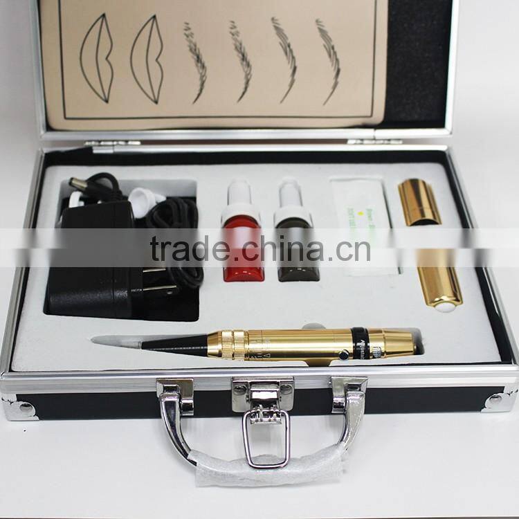 Germany motor permanent make up machine power supply needles Foot Switch permanent makeup digital machine kit