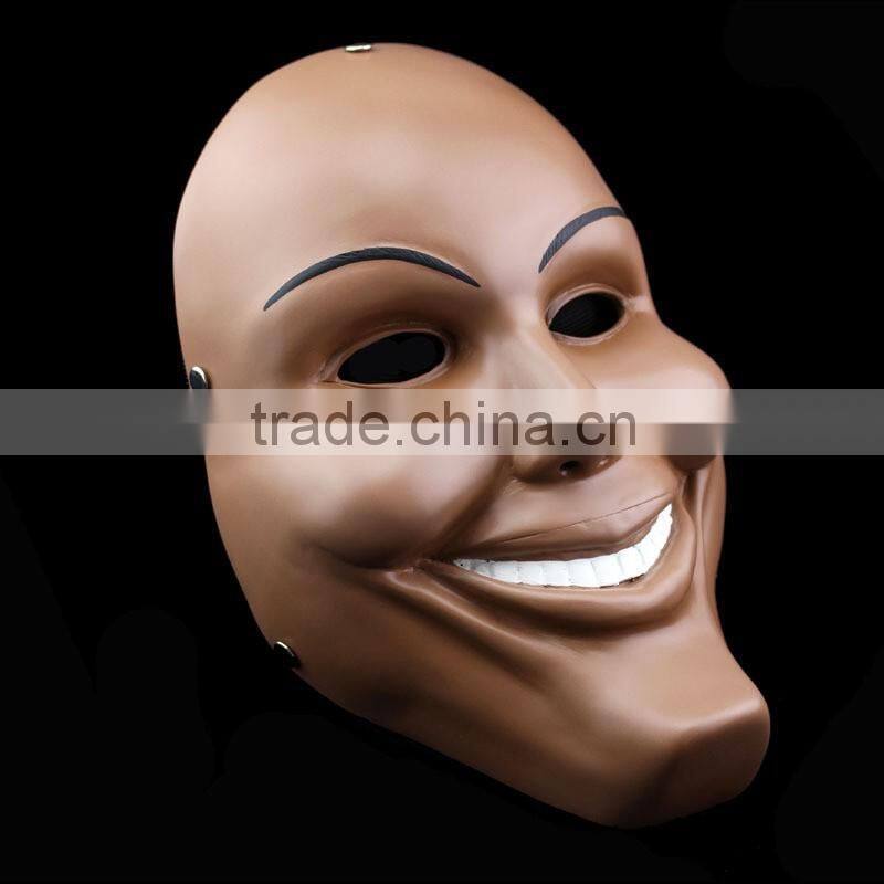 Newest Purge movie theme mask Halloween cosplay Mask smile face the purge resin mask Replica