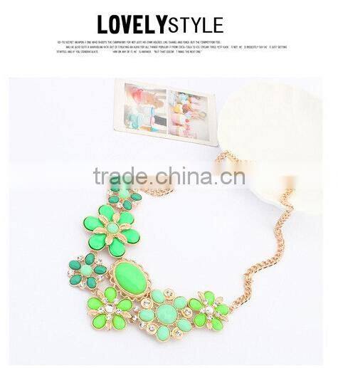 Top Quality Flower Shourouk Vintage Pendant Statement Necklace Women Necklaces & Pendants Fashion Necklaces for Women 2014