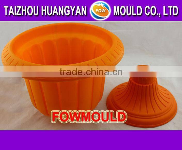 Custom high quality plastic flower pot mould