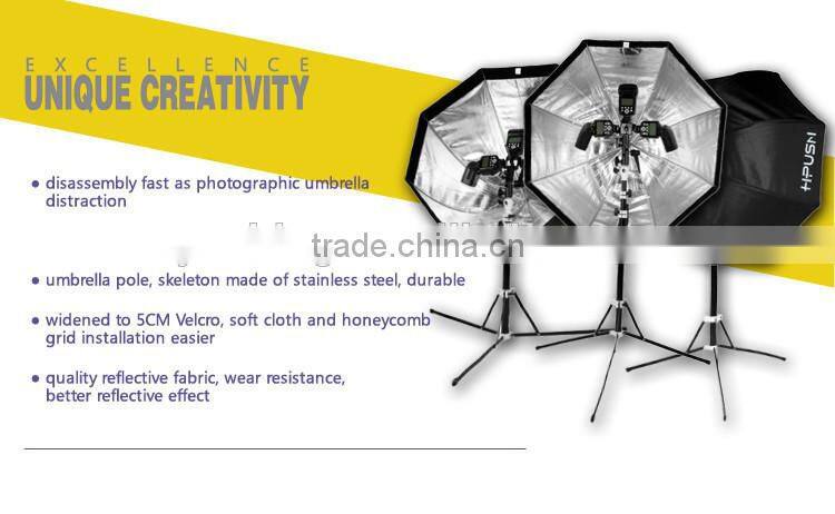 Wholesale professional speedlite umbrella softbox 80cm 32" with honeycomb grid for speedlite flash light