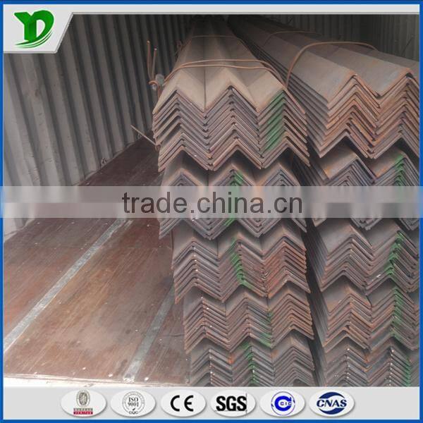 Q235 A36 SS400 hot rolled carbon steel angle galvanized iron 90 degree bar size