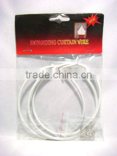 Pvc Spring Expanding Curtain Wire,Curtain Rod Wire,Curtain Wire