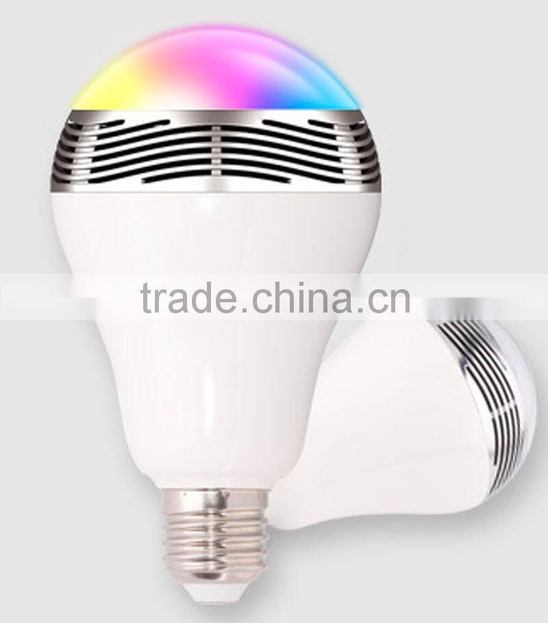 E27 Best selling 2016 good quality 4.0 wireless bluetooth lighted speaker