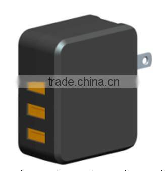 New, Hot, Multifunctional Type C, QC2.0, IQ chip 5 Port USB Charger, 5V 10A CE, UL, FCC approved